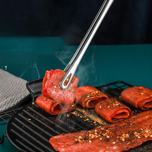 ที่คีบอาหารครึ่งวงกลมสแตนเลสสำหรับครัว CXT648 ขายส่ง ที่คีบขนมปัง ที่คีบสเต็กแบบหนา - Product Image 5