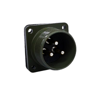 Connecteur circulaire Amphenol MIL Spec à 3 broches, série MS5015, MS3106A 20-19P, prise MS3102A 20-19S, montage sur panneau