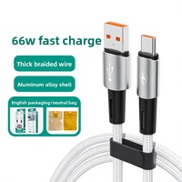 Câble de données à charge rapide PD27W en nylon tressé avec coque en aluminium, compatible iPhone et Type-C - Vente en gros disponible