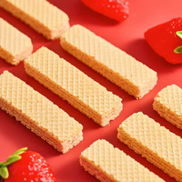 Vente en gros à bas prix Biscuit collation exotique saveur noix de coco croustillant gaufrette biscuits 100g