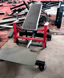 Équipement de musculation commercial, machine à poussée des hanches à charge de poids, équipement de poussée des fessiers, machine à pont <span class=keywords><strong>fessier</strong></span> - Product Image 3