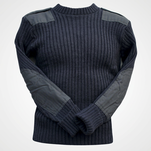100% Wool/Acrylic Winter Breathable Anti-shrink V-neck <b>Men's</b> <b>Pullover</b> Sweater Solid Full Sleeve Tactical Forces Knitted - Product Image 1