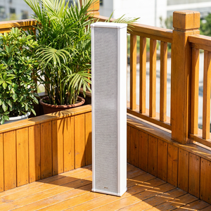 Thinuna IP-80SK-BS 80W IP-Netzwerk-Säulenlautsprecher mit TCP/IP Audio-Streaming IP68 220VAC Adapter für Outdoor <span class=keywords><strong>PA</strong></span>-System - Product Image 1