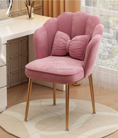 Table de manucure moderne de luxe Sulin N006 avec siège en velours et pieds en fer, couleur personnalisée pour salon de beauté, mobilier de spa pour ongles