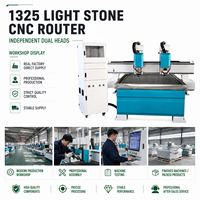 Routeur de gravure CNC 1325 1300x2500mm avec double broche indépendante