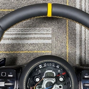 Volant de course de <span class=keywords><strong>sport</strong></span> en fibre de carbone de haute qualité pour mercedes-benz CLA GLA GLC GLE GLS W205 W213 W222 W177 AMG W205 W213 - Product Image 3
