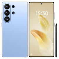 Untuk Bisnis S26 Ultra Konfigurasi Aktual 12GB+512G Smartphone Grosir Dual SIM Android 15 Tidak Terkunci Global Ponsel S-Pen