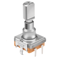Encodeur rotatif à retour automatique RS11, potentiomètre incrémental à axe métallique, montage sur circuit imprimé