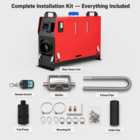 5KW Dizel Park Isıtıcısı 12V 24v 220v Akülü Taşınabilir Hava Isıtıcısı Karavan Kamp Aracı Kamyon Otonom Dizel Park Isıtıcısı