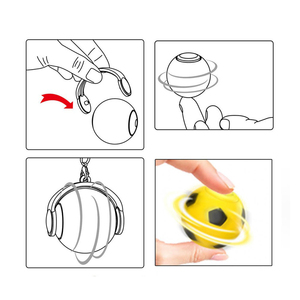 Al por mayor Mini Trompo de Bola Giratoria, Llavero y Colgante Antiestrés Portátil, Juguete Sensorial para Niños, Decoración de Mochila y Regalo - Product Image 3