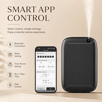 Diffuseur d'arômes sans eau contrôlé par application, 400 ml, écran LCD, diffuseur d'air intelligent sans fil, machine électrique pour rafraîchir l'air du bureau et de la maison