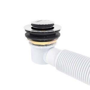 Ledfre — <span class=keywords><strong>Drain</strong></span> d'eau de salle de bain blanc, pour la douche, au sol, nouveau Style - Product Image 1