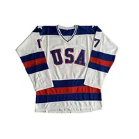 All Black Printed Stitched Ice Hockey Jerseys Customize - China