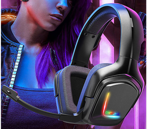 Auriculares para juegos <span class=keywords><strong>K20</strong></span> para P4 X-box One PC Mac Auriculares para juegos móviles Sonido envolvente 4D y bajo Estéreo RGB Bloqueo de ruido - Product Image 4