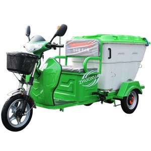 Electric Waste Collection Tricycle 500L ABS <b>Engineering</b> <b>Plastic</b> Box 580W Motor 100-200kg Payload 50-70km Range - Product Image 5