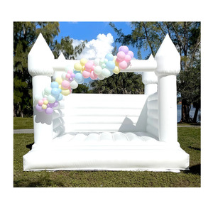 Trẻ em thương mại Jumper bên cho thuê thiết bị nhảy lâu đài Inflatable Bouncer Inflatable Trắng nhà bị trả lại bouncy lâu đài - Product Image 2