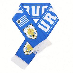 Vente d'usine, écharpe de supporter de football en tricot double face personnalisée avec logo jacquard, pas cher - Product Image 3