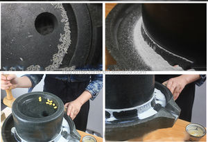 Elektrische Manuelle Gebrauchte Steinmühle / Antike Weizen-Gewürz-Korund-Steinmühle - Product Image 6