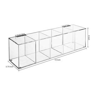 Dispensador de bolsitas de té acrílico transparente con estante de exhibición de 5 ranuras - Product Image 3