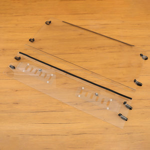 For KUBOTA RTV X900 X1120 X1130 X1140 2 PIECE Clear Vented Windshield UTV / SXS - Product Image 3