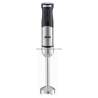 Mixeur plongeant électrique Aoja, ensemble de mixeur plongeant, vitesse variable, 2 boutons poussoirs, portion individuelle, pour usage domestique, plastique
