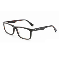 WZX-MA3001 Montures de lunettes rectangulaires unisexes en acétate pour tous les visages avec branches à ressort – Vente en gros