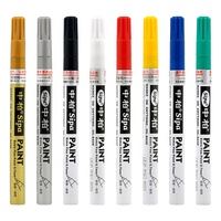 Marqueur permanent multicolore haute performance à base d'huile anti-alcool SP150 pour loisirs créatifs, pointe aiguille 0,7 mm, finition fine