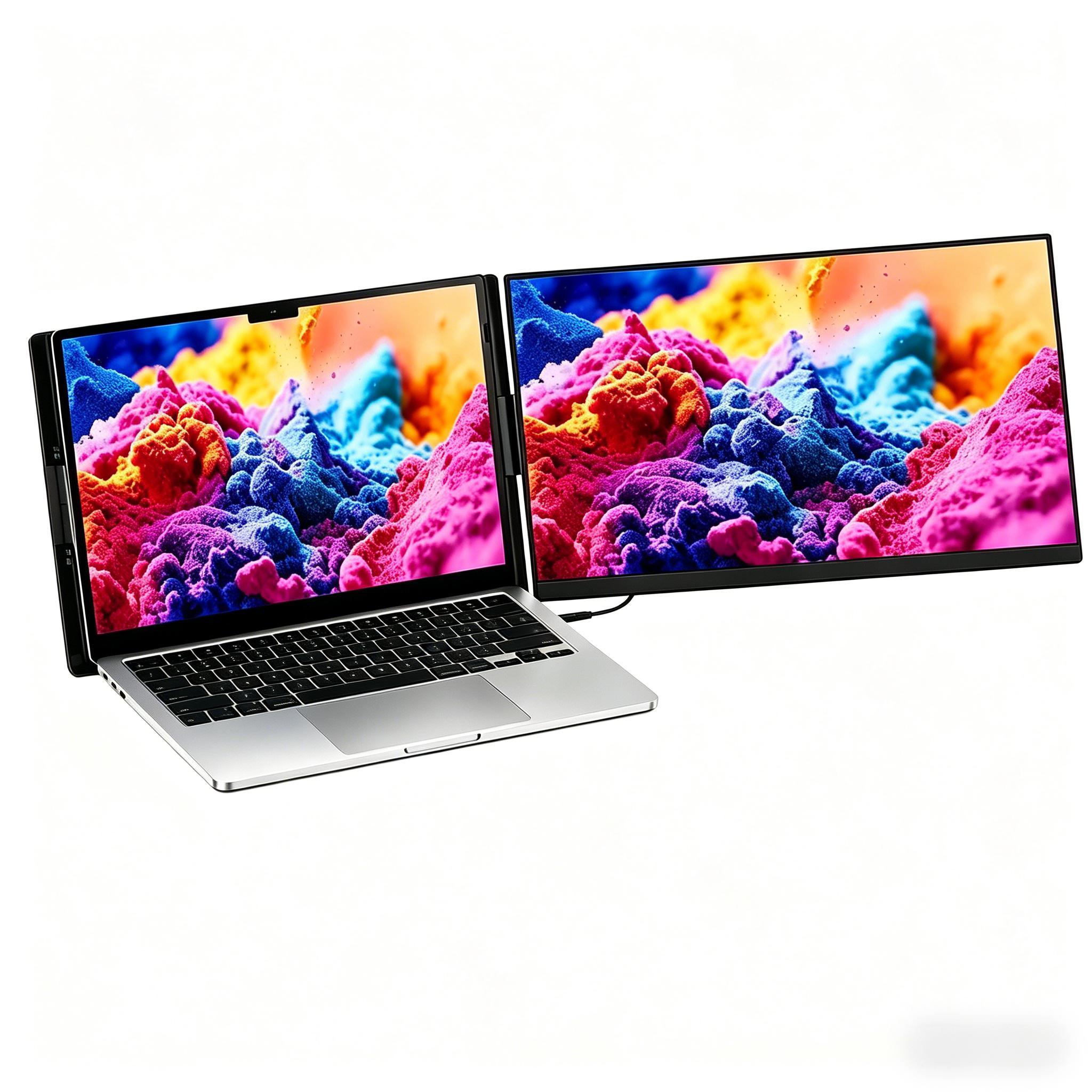 <strong>2026</strong> Upgraded P5 15.6 <strong>Inch</strong> LED Type-C Laptop <strong>Screen</strong> Extender 1080P FHD IPS Portable Dual Monitor for 13"-17" Laptops
