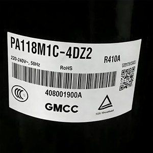 คอมเพรสเซอร์แบบสกรอลล์ Mizone รุ่น PA118M1C-4DZ2 ใช้สารทำความเย็น R410A สำหรับเปลี่ยนซ่อม - Product Image 2