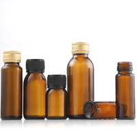 Bouteille en verre ambré vide Oshow de 30 ml, 60 ml, 100 ml, 125 ml, 150 ml pour sirop contre la toux, médicaments, lotion, pour pharmacie