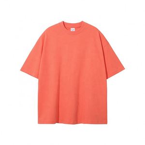 250gsm 100% Cotton Dtg In Axit Rửa Cổ Điển Áo Sơ Mi Cho Nam Giới Nặng Quá Khổ Cao Đường Phố Mặc Boxy Phù Hợp Với Áo Phông Cho Mens - Product Image 3