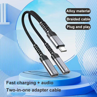 Adaptateur Chargeur Casque USB-C 3,5 mm en Alliage d'Aluminium Gris 2-en-1 avec Charge Rapide PD 60W pour iPhone 15/16/17 Pro Max