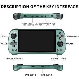 Console de jeu portable rétro FORYOBUD X55, écran HD de 5,5 pouces, console de jeu portable WiFi pour enfants et adultes, RK3566, émulateurs open source - Product Image 6
