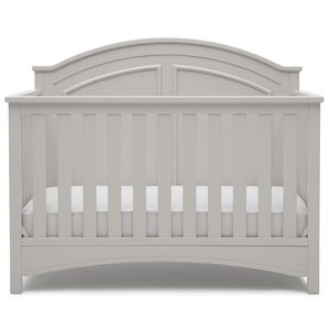 Cuna Convertible 6 en 1 con <span class=keywords><strong>Cambiador</strong></span>, Compatible con Colchón de Cuna Estándar, Se Convierte en Cama para Niños Pequeños y Cama Matrimonial - Product Image 4