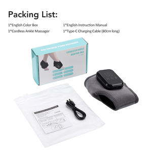 เครื่องนวดข้อเท้าไฟฟ้าแบบพกพา USB ชาร์จได้ ประคบร้อน บรรเทาอาการปวดเมื่อยกล้ามเนื้อ ข้อเท้าแพลง ข้อต่อเคล็ด บรรเทาอาการปวดเมื่อยล้า - Product Image 2