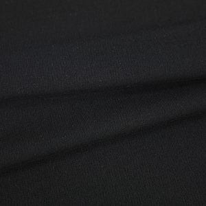 Chất lượng cao 100% <span class=keywords><strong>Polyester</strong></span> dệt kim màu đen vải Crepe - Product Image 3