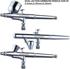 MEEDEN Bộ Dụng Cụ Phun Sơn Kèm Máy Nén Thiết Bị Phun Sơn Chuyên Nghiệp 40 DB Siêu Yên Tĩnh Nâng Cấp - Product Image 3