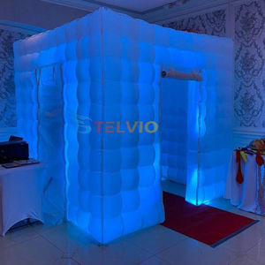 핫 세일 풍선 사진 부스 Led 빛 파티 텐트 8.2ftx8.2ft 결혼식 이벤트를 위한 풍선 360 동봉 사진 부스 - Product Image 5