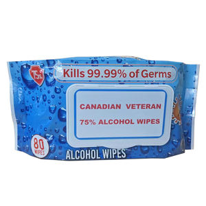 Lingettes à alcool naturel en viscose jetables OEM lingettes d'alcool isopropylique iso CE lingettes à alcool pour téléphone - Product Image 1