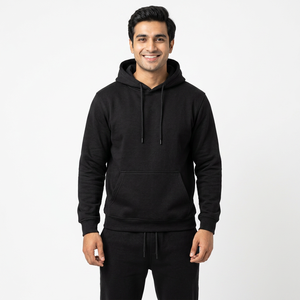 Conjunto de Sudadera con Capucha y Pantalones Deportivos de Invierno para Hombre con Logotipo Personalizado, Nuevo Estilo, 100% Algodón, Chándales Estampados - Product Image 1