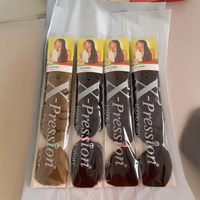 Nouvelle Arrivée 2026 Extensions de Cheveux Tressés Jumbo 165g Synthétiques Yaki Doux Légers Bouclés Afro Longs pour Tressage