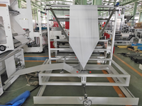 Machine de fabrication de sacs de shopping 800SP en LDPE avec poignée découpée/poignée à patch pour l'emballage de vêtements
