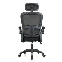 Chaise de bureau moderne à dossier haut en maille JOHOOFURNITURE, avec support lombaire, accoudoirs rabattables, rotation à 360 degrés, réglage en hauteur, Sedia Da Ufficio