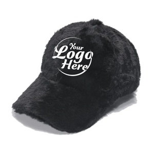 Elegant Faux Fur Baseball Cap for <b>Men</b> & Women Cozy <b>Winter</b> <b>Hat</b> Adjustable Fit Trendy Streetwear Baseball Caps - Product Image 5