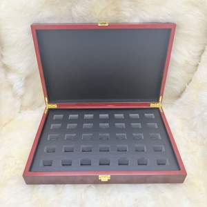 Customizable Logo 35-Piece <strong>Ring</strong> <strong>Box</strong> Lockable <strong>Championship</strong> and Baseball <strong>Ring</strong> <strong>Display</strong> Case Jewelry Container - Product Image 6