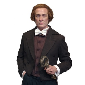 Xác thực Nhà Khoa Học Lịch Sử công viên tùy chỉnh động cơ hơi nước sáng tạo sáp hình thủ công nghệ thuật dân gian cho Bảo Tàng Sáp - Product Image 1