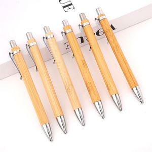 23 Bolígrafos de Madera Personalizados con Logotipo para Oficina, Venta al Por Mayor, Ecológicos, de Bambú Natural - Product Image 3