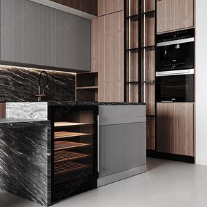 Nuevo diseño de encimera LED en forma de L, mesa de barra para armario de cocina - Product Image 3
