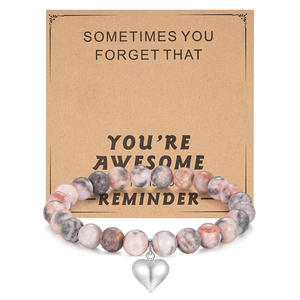 Браслет из натурального камня и дерева жизни - Product Image 3