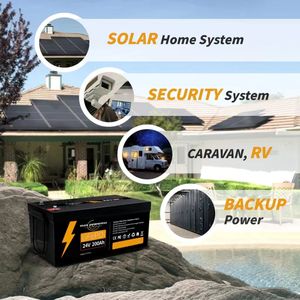 最大功率家用储能5kw 25.6V 24V 200Ah户外房车电池太阳能家用储能锂电池 - Product Image 5